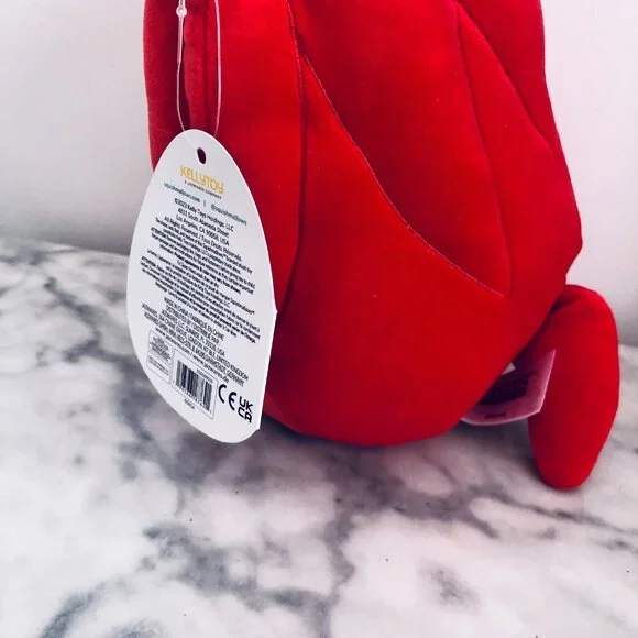 NWT Squishmallow Sonic the Hedgehog Knuckles Plush 8" Inch Kellytoy NEW Red Sega - Picture 4 of 4